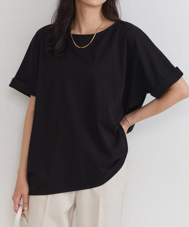 ピエロ Pierrot 綿100%選べるドルマンTシャツ (オフホワイト) オフホワイト