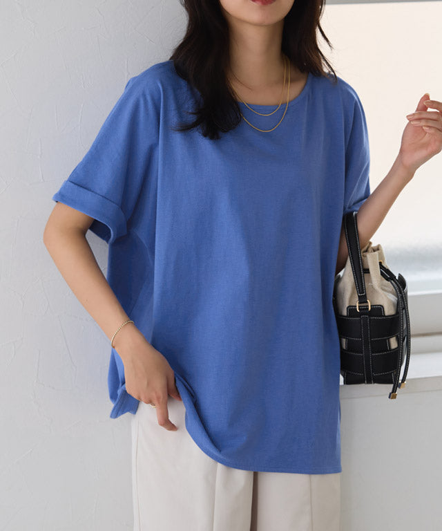 ピエロ Pierrot 綿100%選べるドルマンTシャツ (オフホワイト) オフホワイト