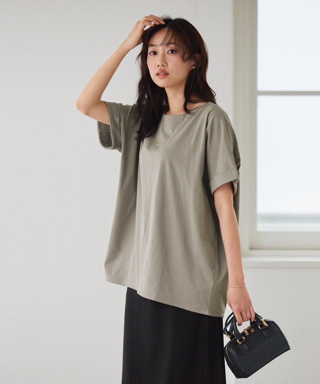 ピエロ Pierrot 綿100%選べるドルマンTシャツ (オフホワイト) オフホワイト