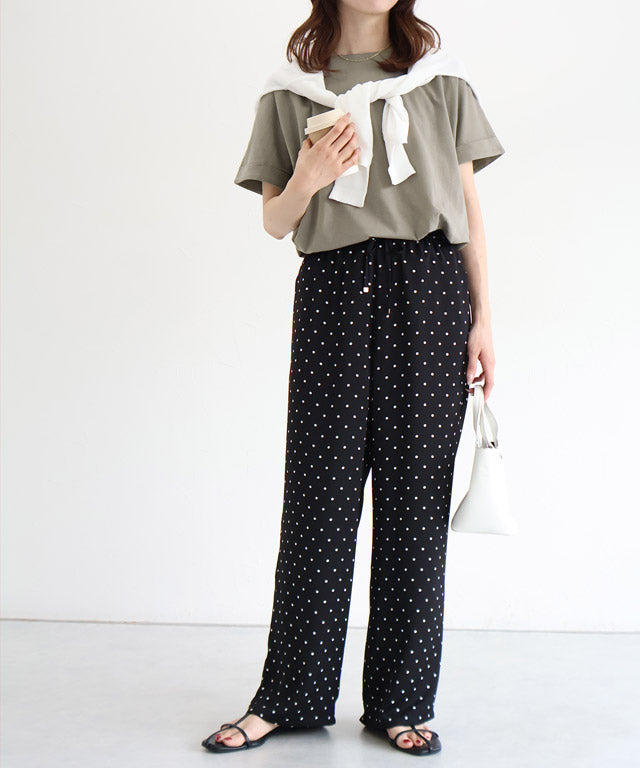 ピエロ Pierrot 綿100%選べるドルマンTシャツ (オフホワイト) オフホワイト