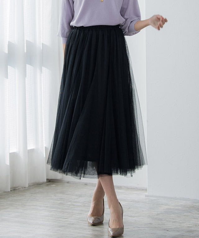 選べる2丈チュールスカート【ロング丈】
