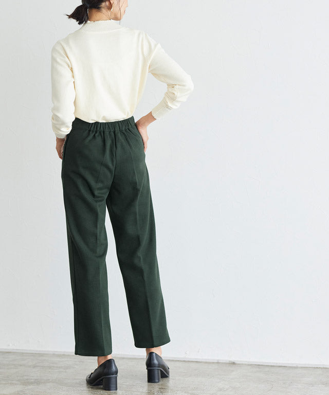 ウールタッチサイドボタンパンツ