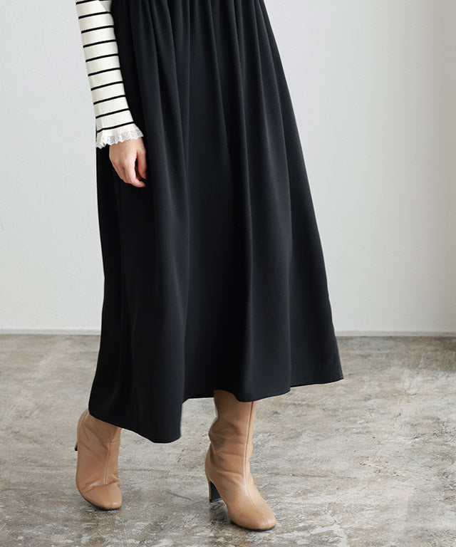 マーベラス バイ ピエロ marvelous by Pierrot 2wayギャザー切り替えキャミワンピース