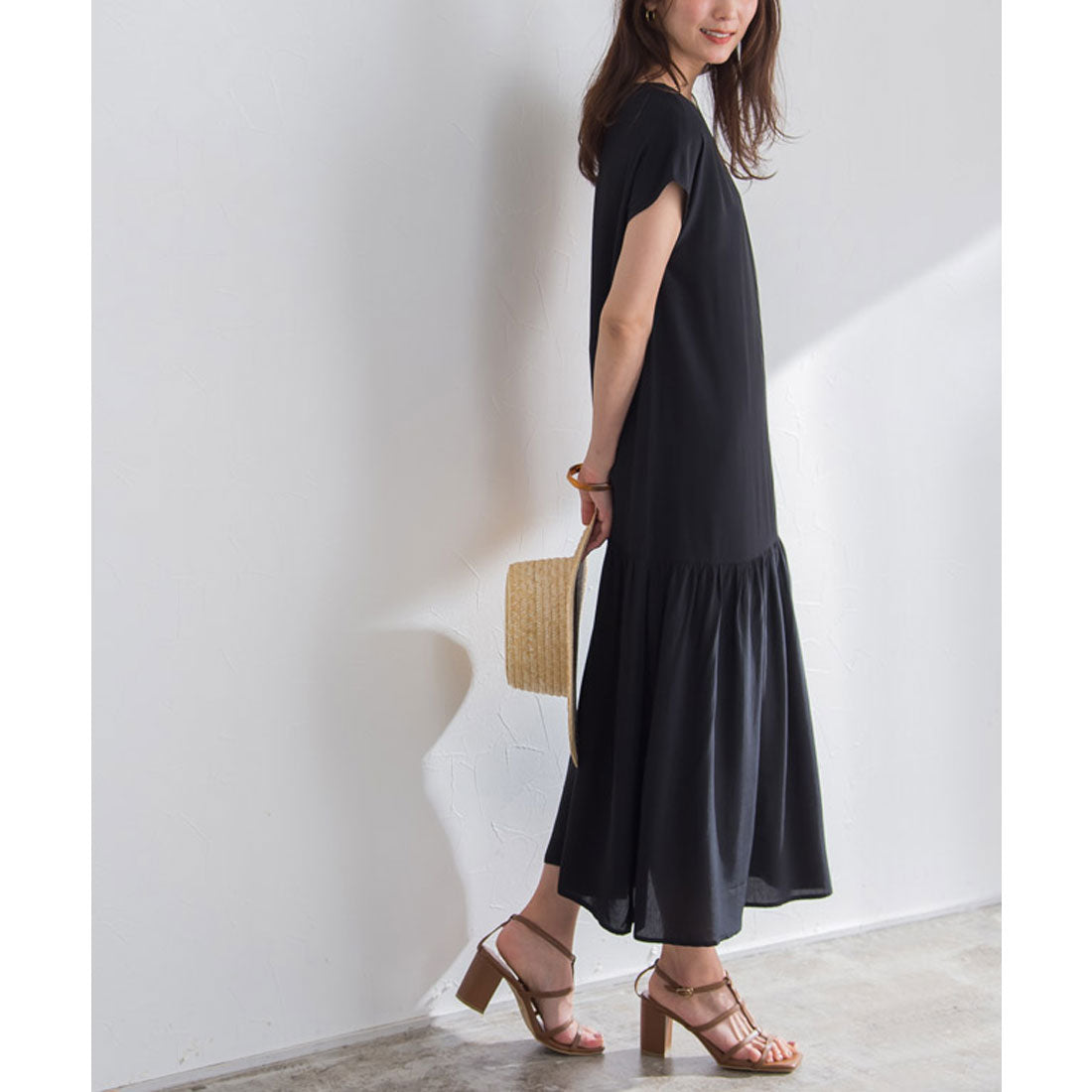 奇妙的白皮皮埃羅(Pierrot)奇妙的pierrot下擺切換法式袖子一件