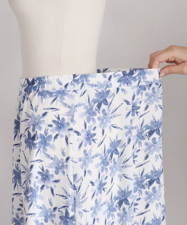 【低身長向け】選べる花柄ギャザースカート