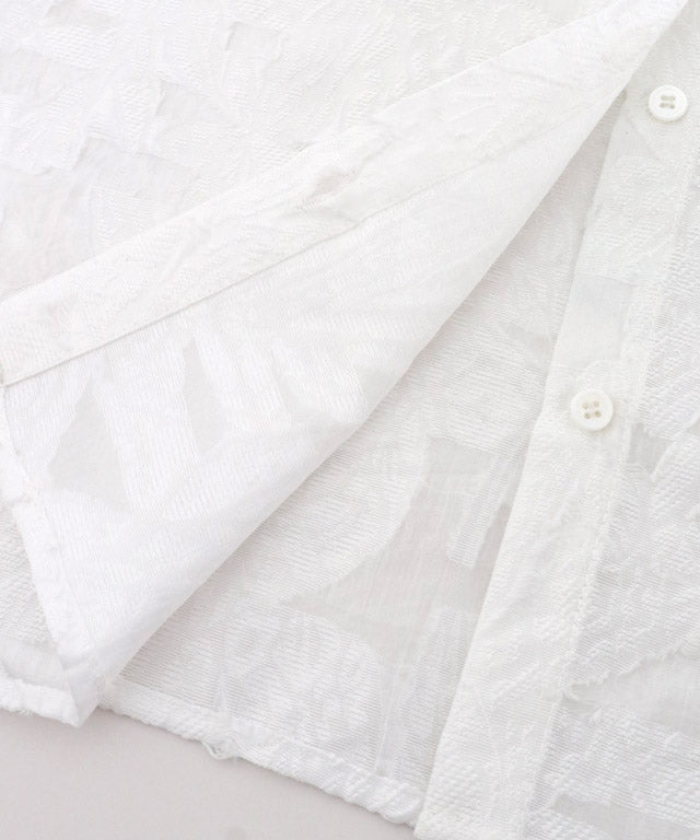 ピエロ Pierrot シアージャカードブラウス (ブラック) ブラック