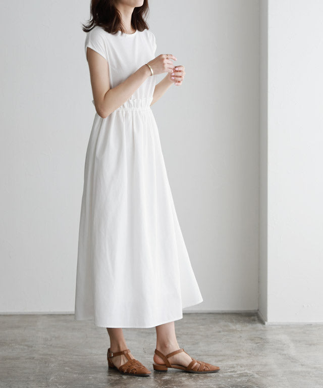 one piece dress ankle length I-Line Simple One-Piece Dress – Belchic main image 1