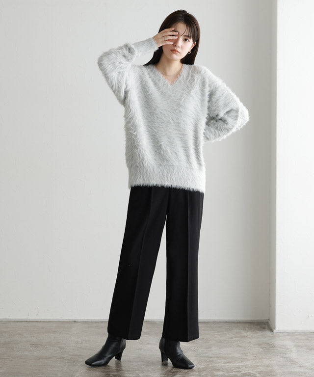 Back Micro-Fleece Tuck Pants