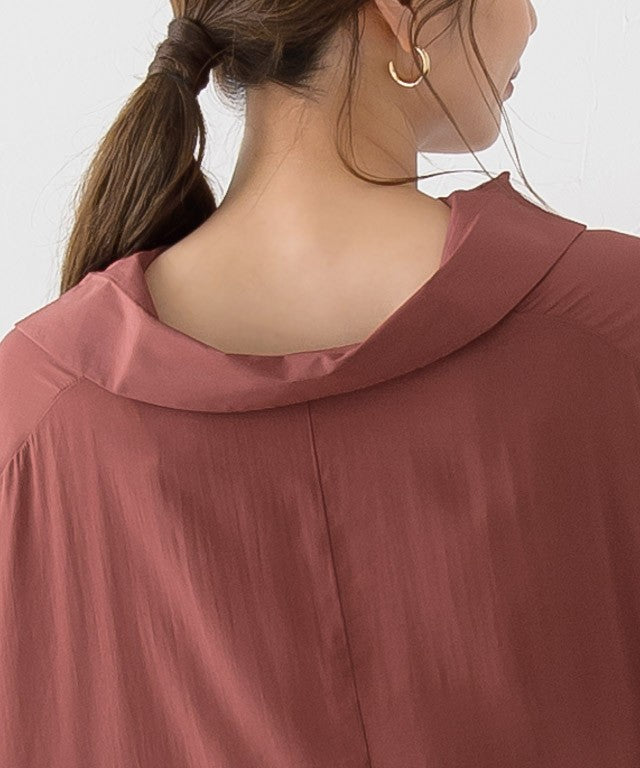 Henry Neck Tunic Shirt Dress