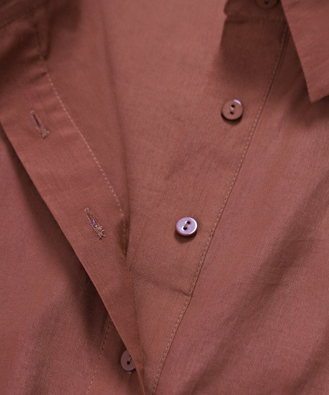 Henry Neck Tunic Shirt Dress