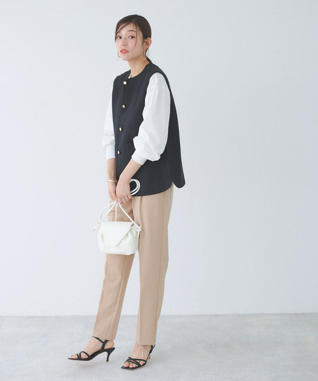 2wayボウタイツイードジレ