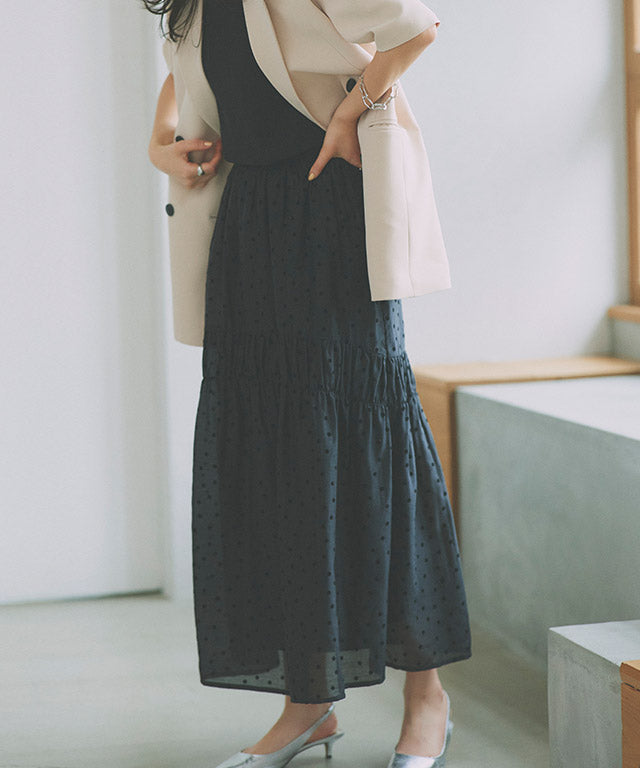 Marvelous by Pierrot Shirring Gather Skirt