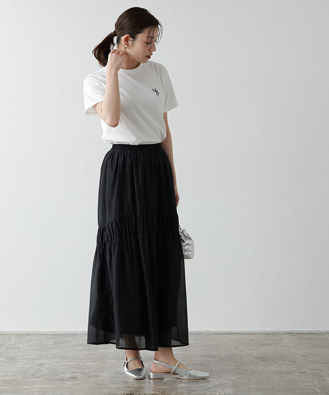 Marvelous by Pierrot Shirring Gather Skirt