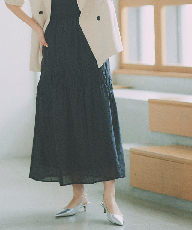 Marvelous by Pierrot Shirring Gather Skirt