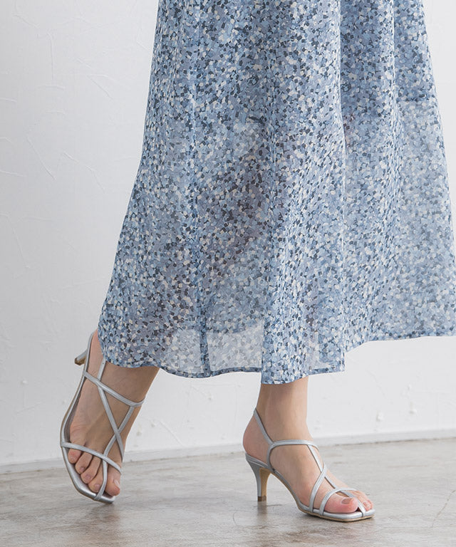 マーベラス バイ ピエロ marvelous by Pierrot ペイント柄ナロースカート