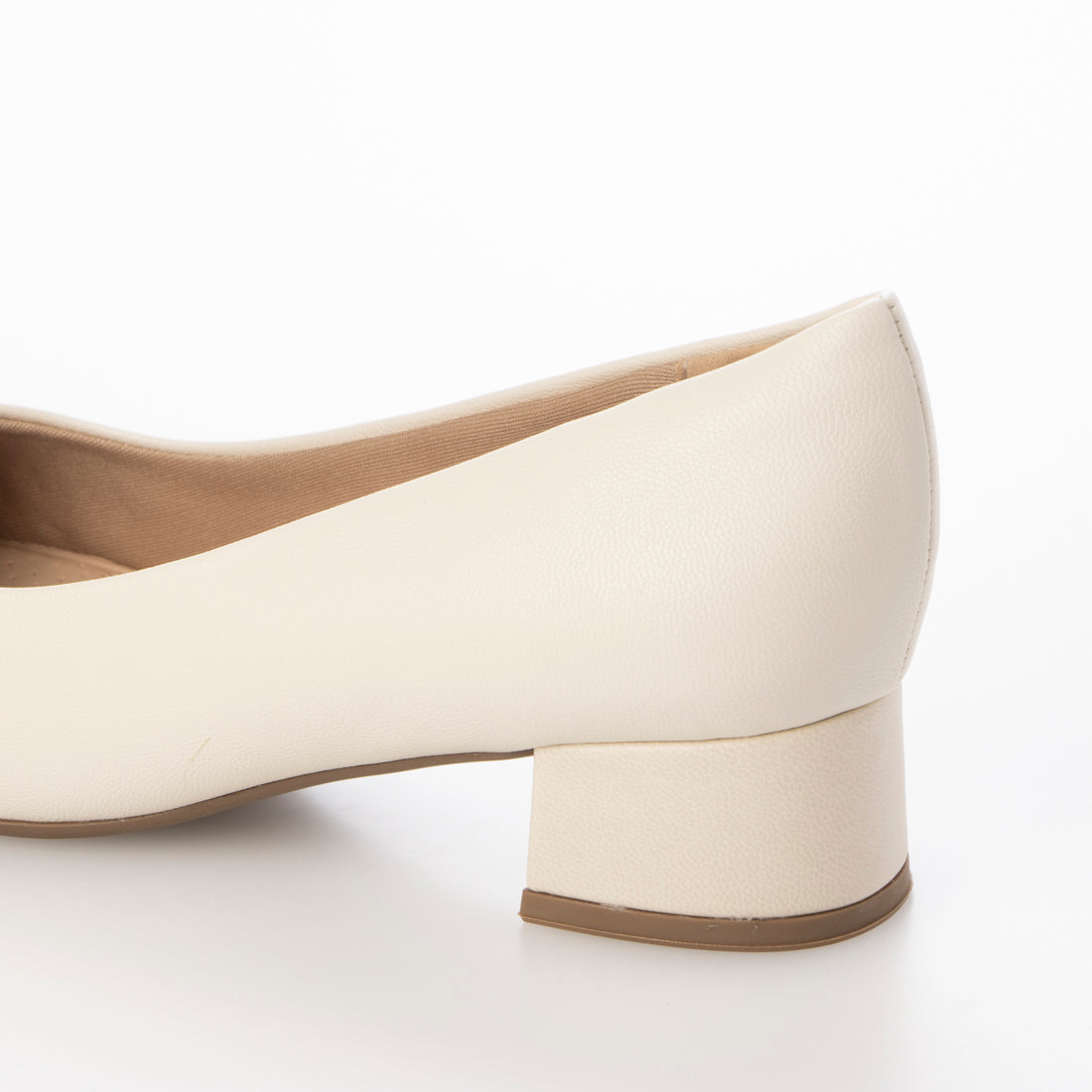 Piccadilly Pumps, Round Toe, 3.5cm, Off White