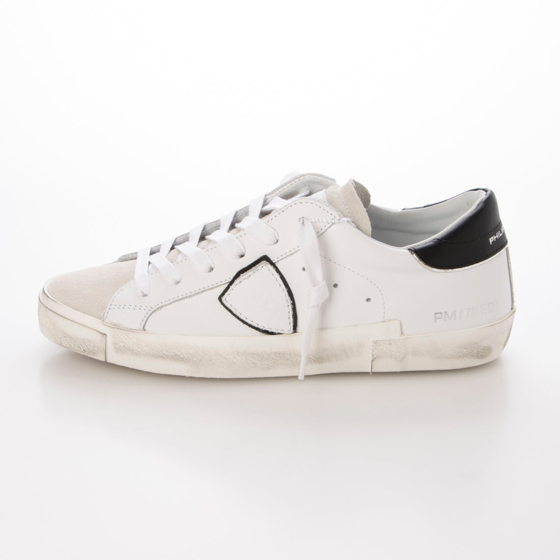 フィリップモデル PHILIPPE MODEL PRSX L U BASIC (BLANC NOIR) BLANC NOIR