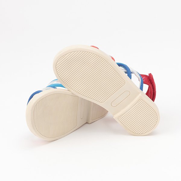 プティマイン petit main 配色クリアサンダル (クロ) クロ