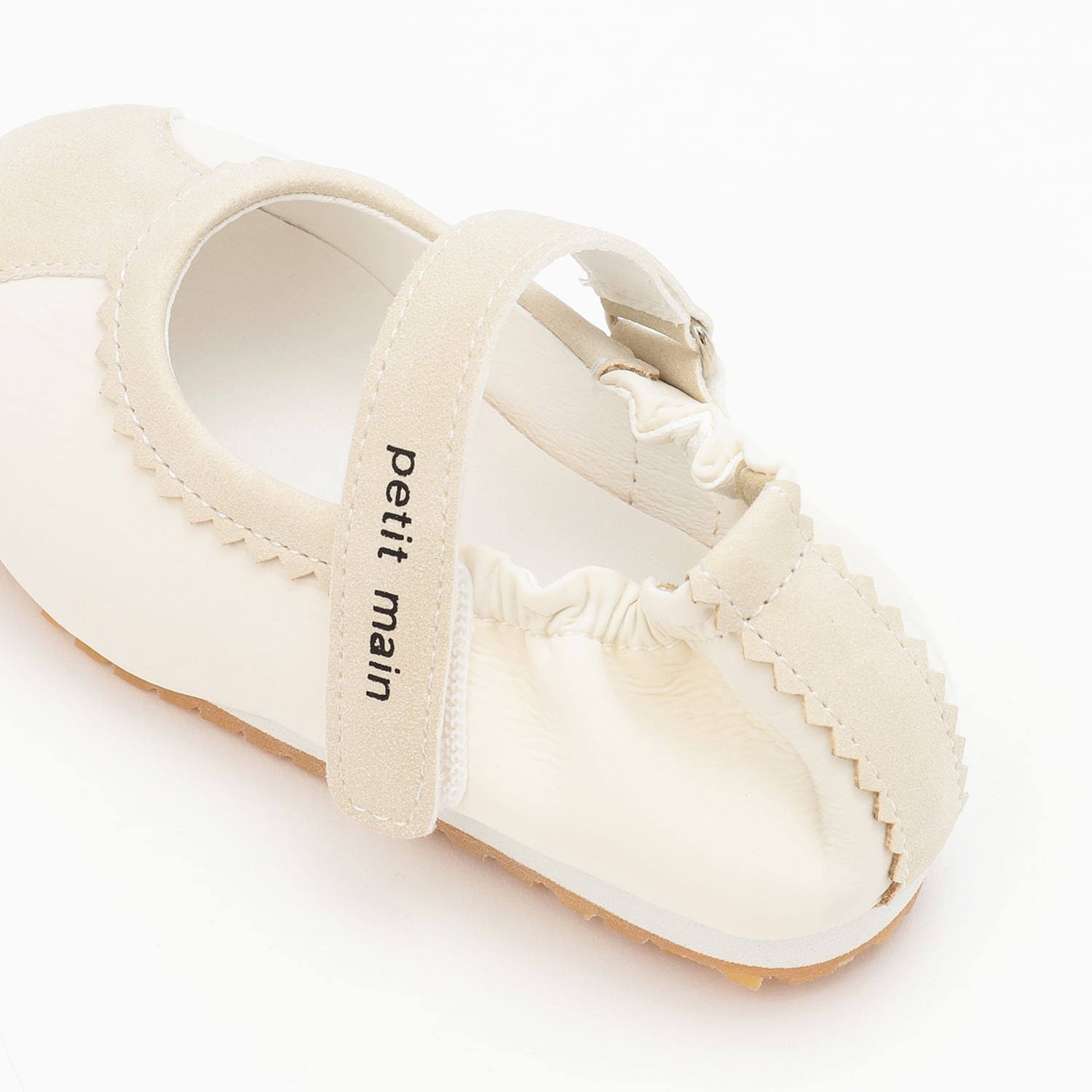 プティマイン petit main ワンストラップシューズ (サーモン ピンク) サーモン ピンク