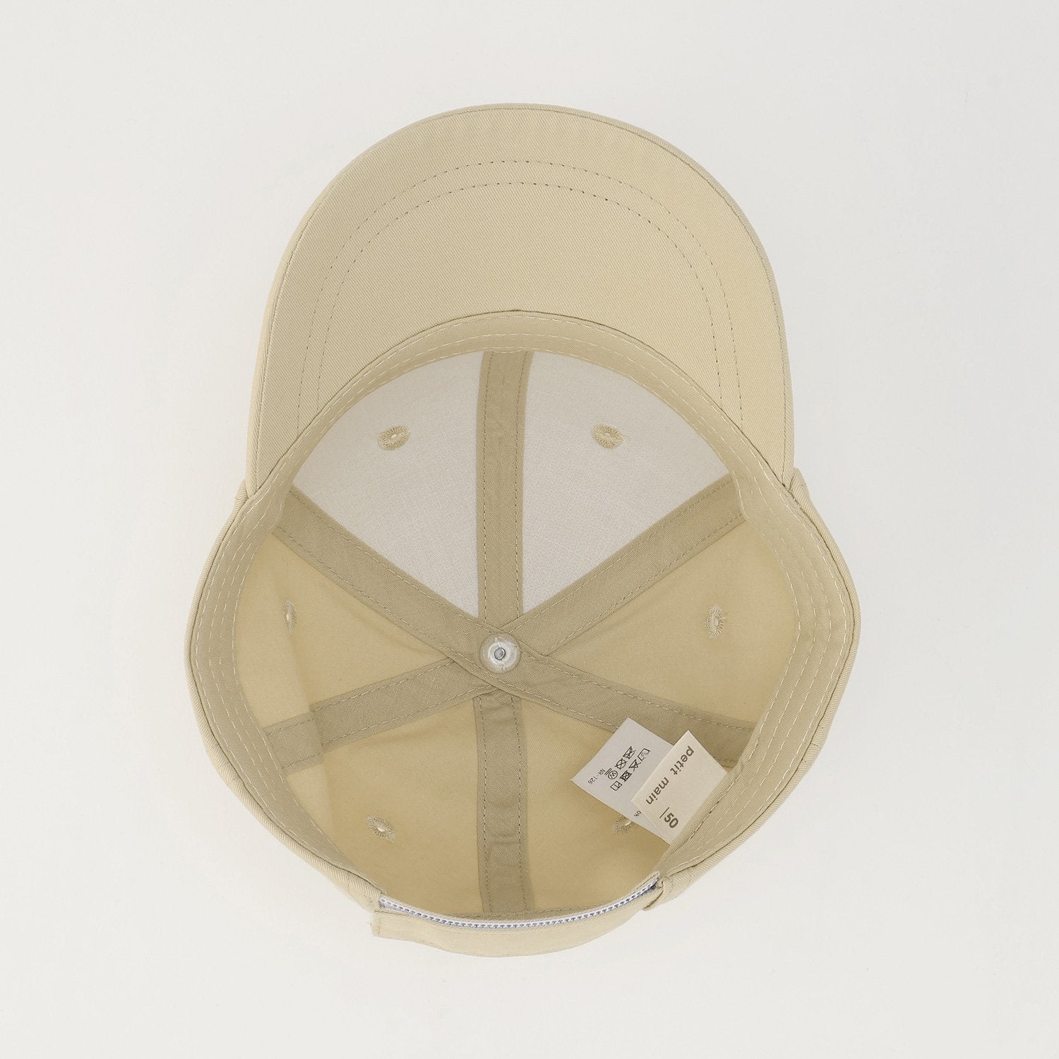 プティマイン petit main 【UV加工】アルファベットロゴキャップ (サックス) サックス