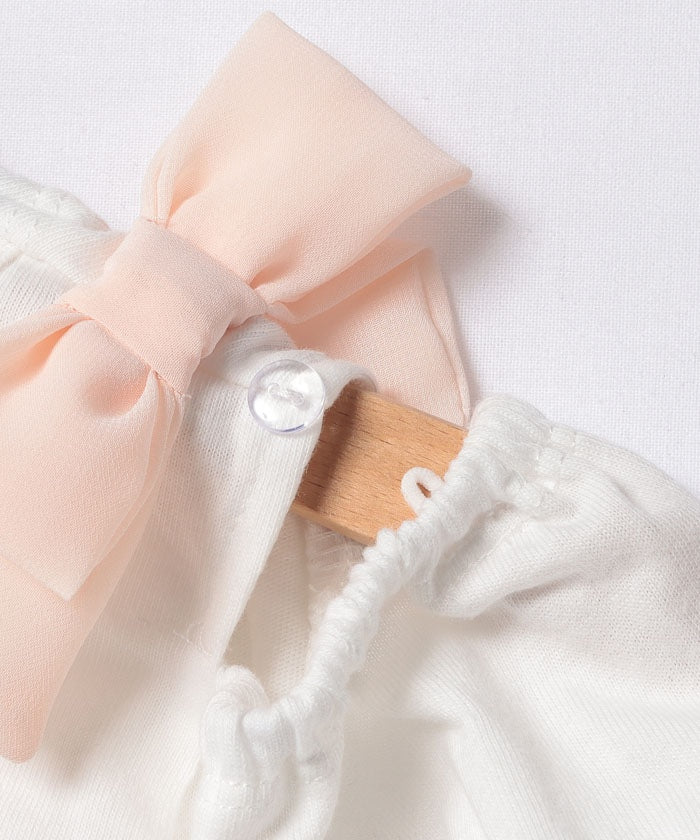 プティマイン petit main 【Disney】2way肩リボンTシャツ