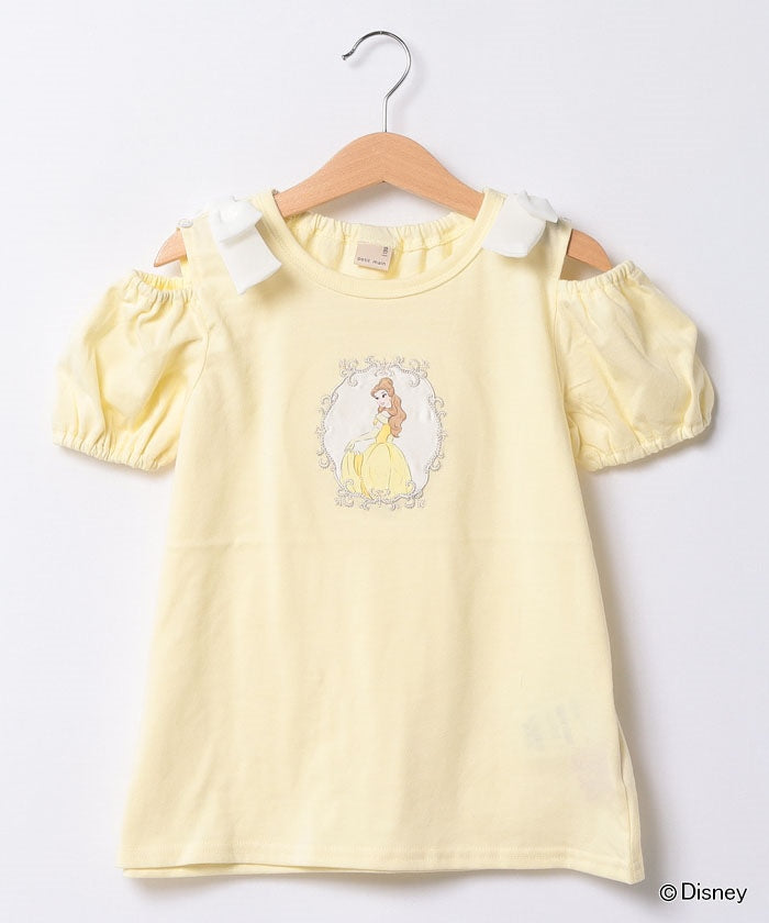Petit Main 【Disney】 2way Shoulder Ribbon T-shirt