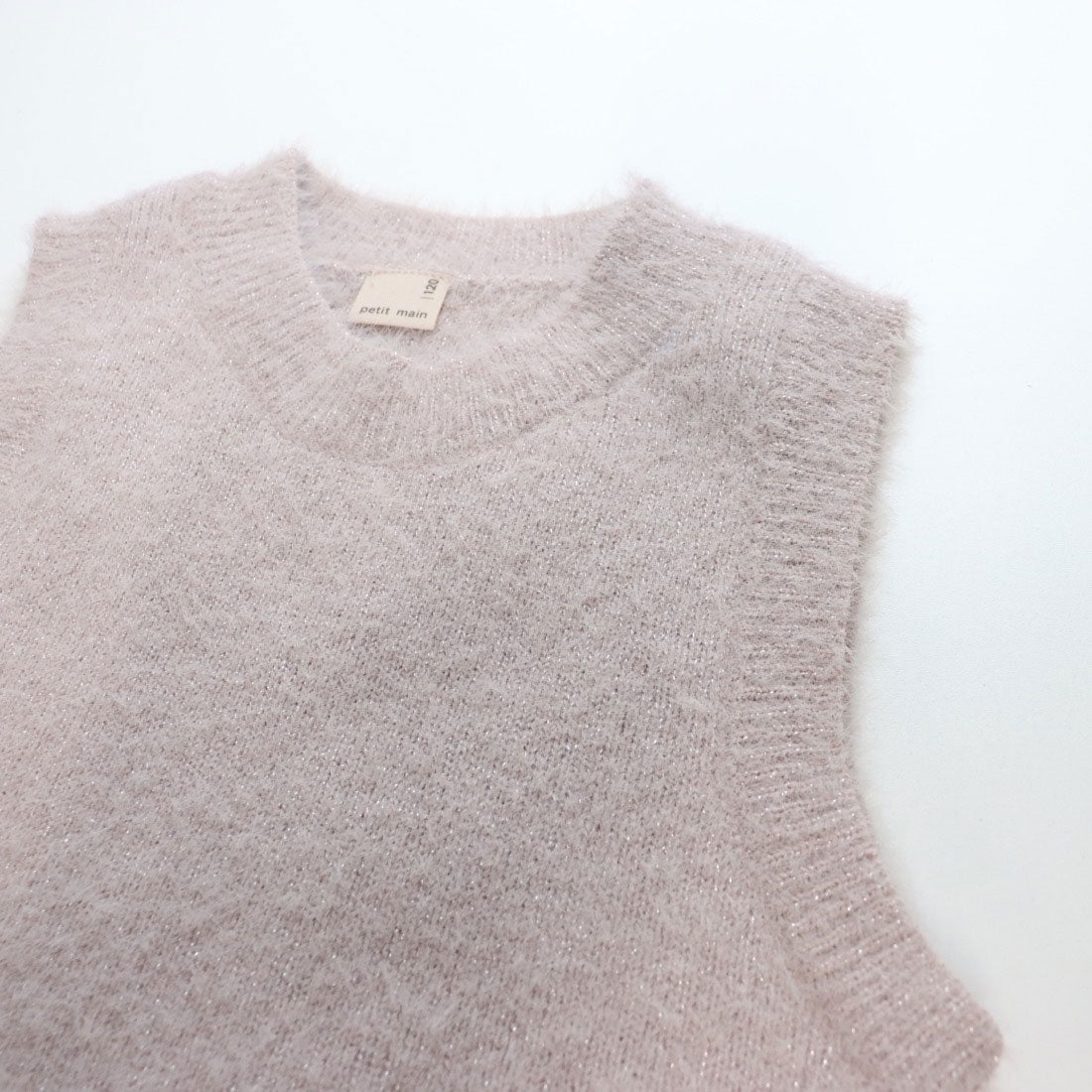 Petit Main 【Link】 Dress with Vest and Pattern