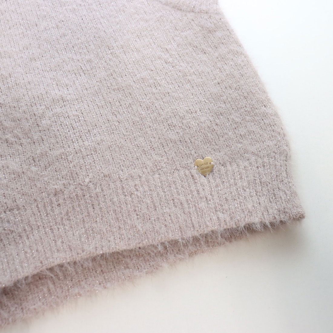 プティマイン petit main 【リンク】ベスト付き柄ワンピース