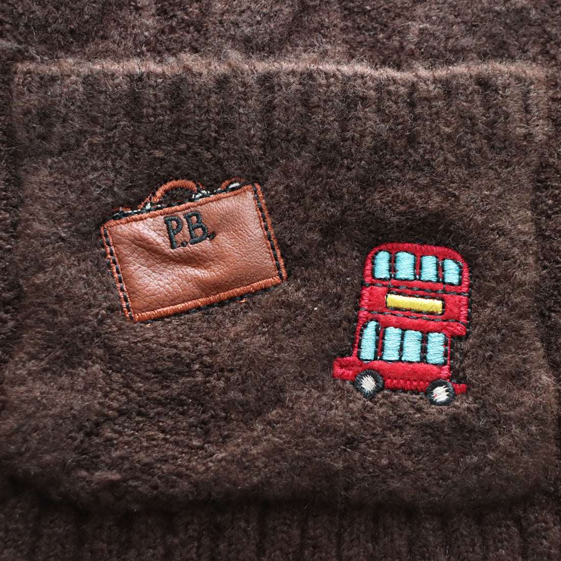 プティマイン petit main 【パディントン】ニットカーディガン