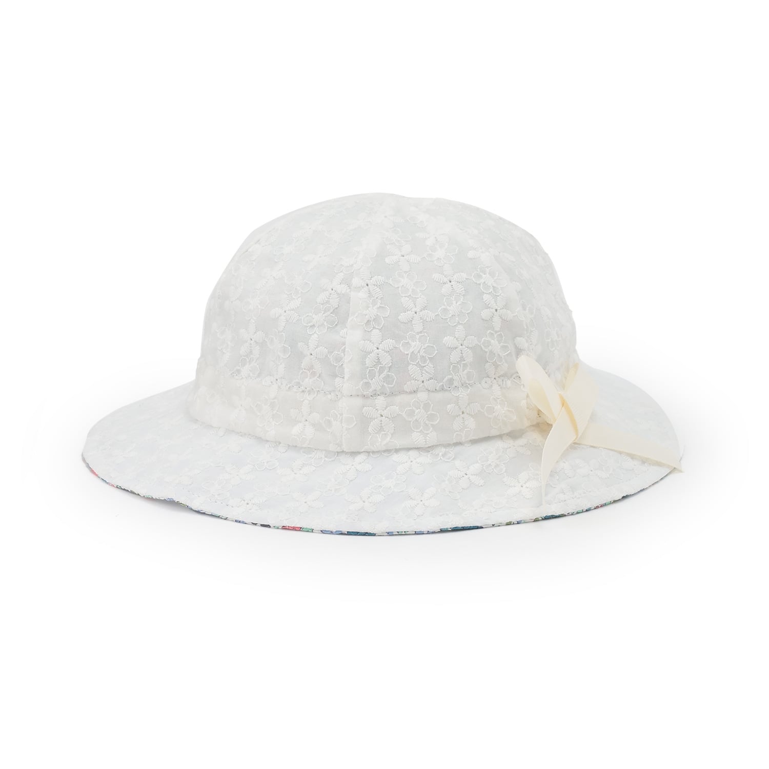 プティマイン petit main リバーシブルハット (オフホワイト) オフホワイト