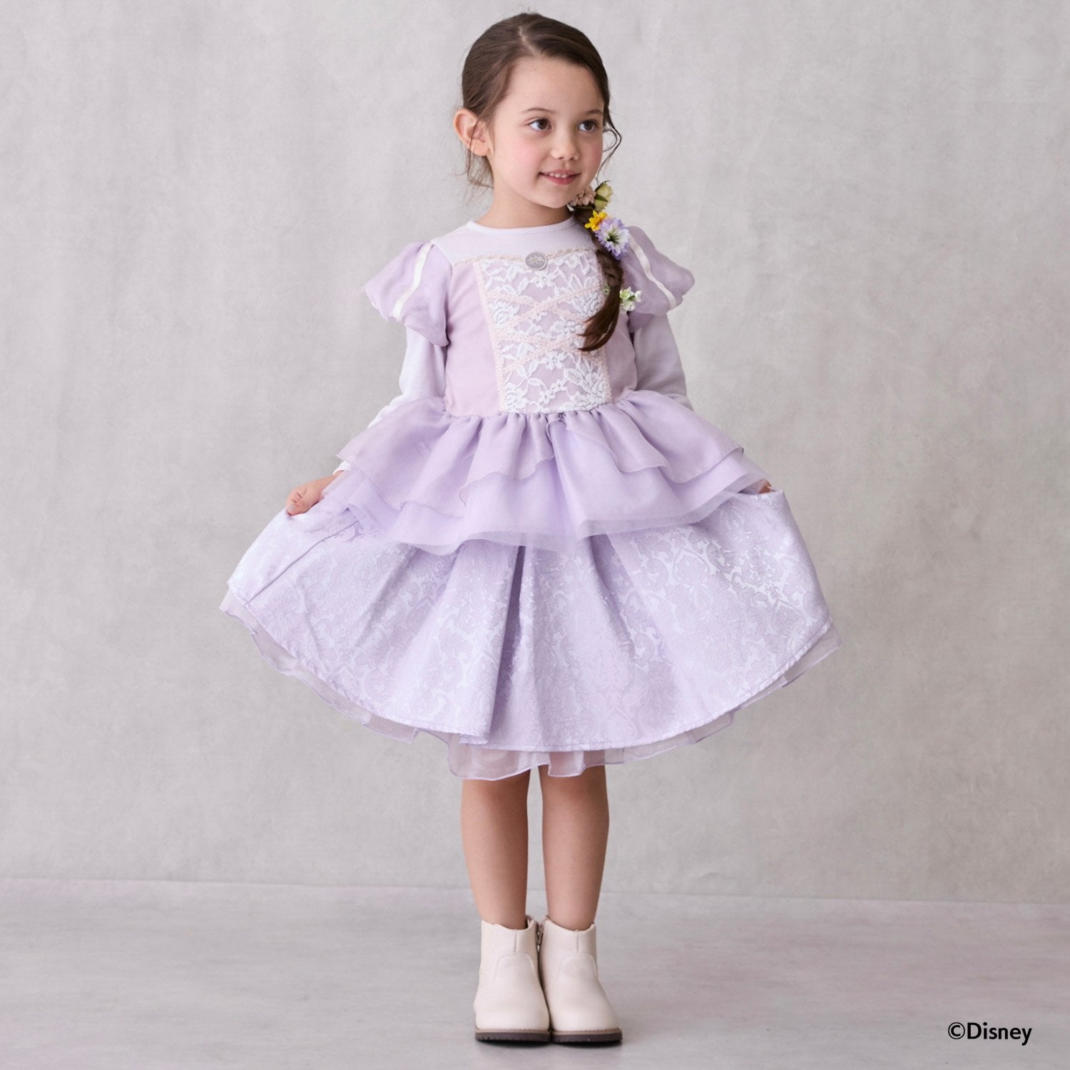 プティマイン petit main 【Disney】なりきりスカート (L・ブルー) L・ブルー