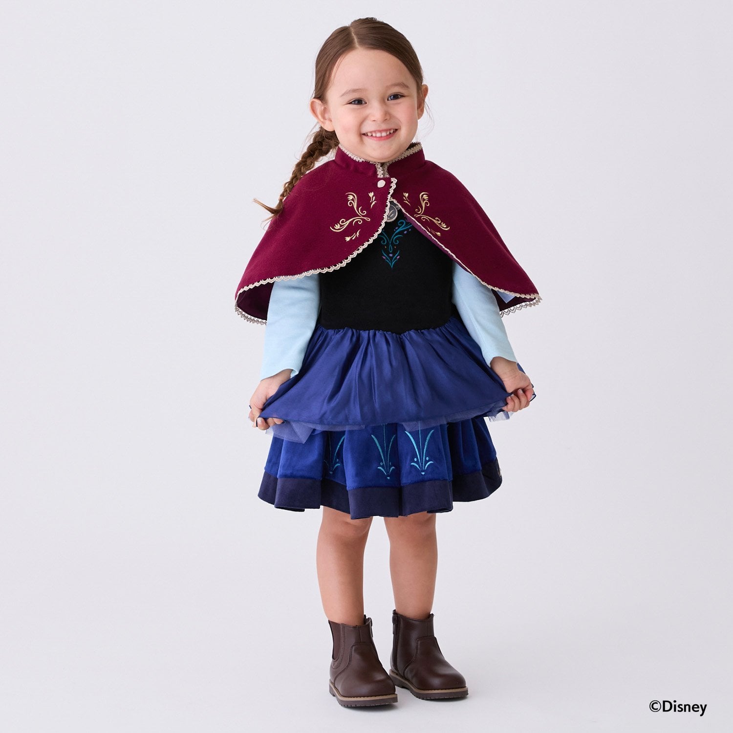 プティマイン petit main 【Disney】なりきりスカート (ブルー) ブルー