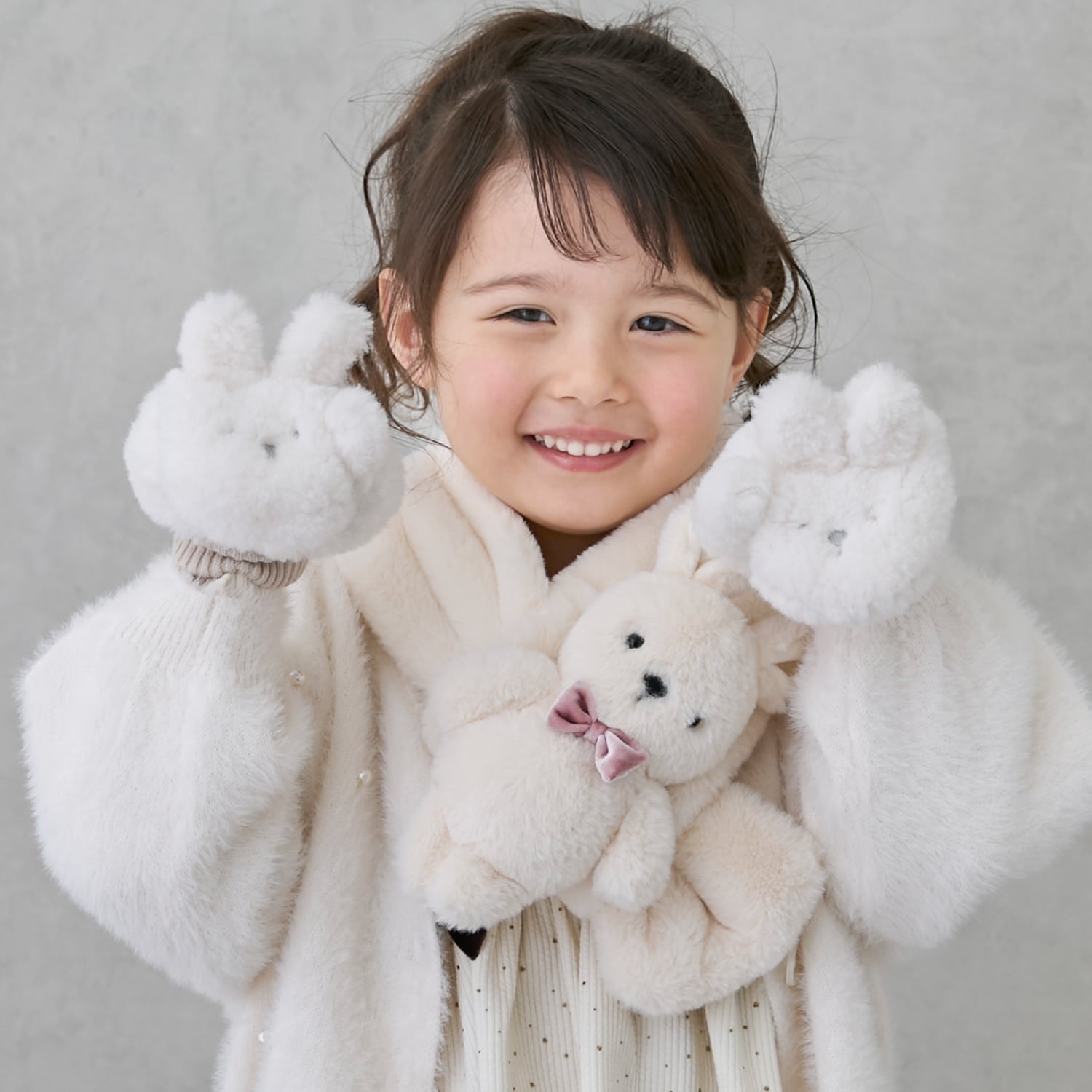 プティマイン petit main ププテテミトン (ウスベージュ) ウスベージュ