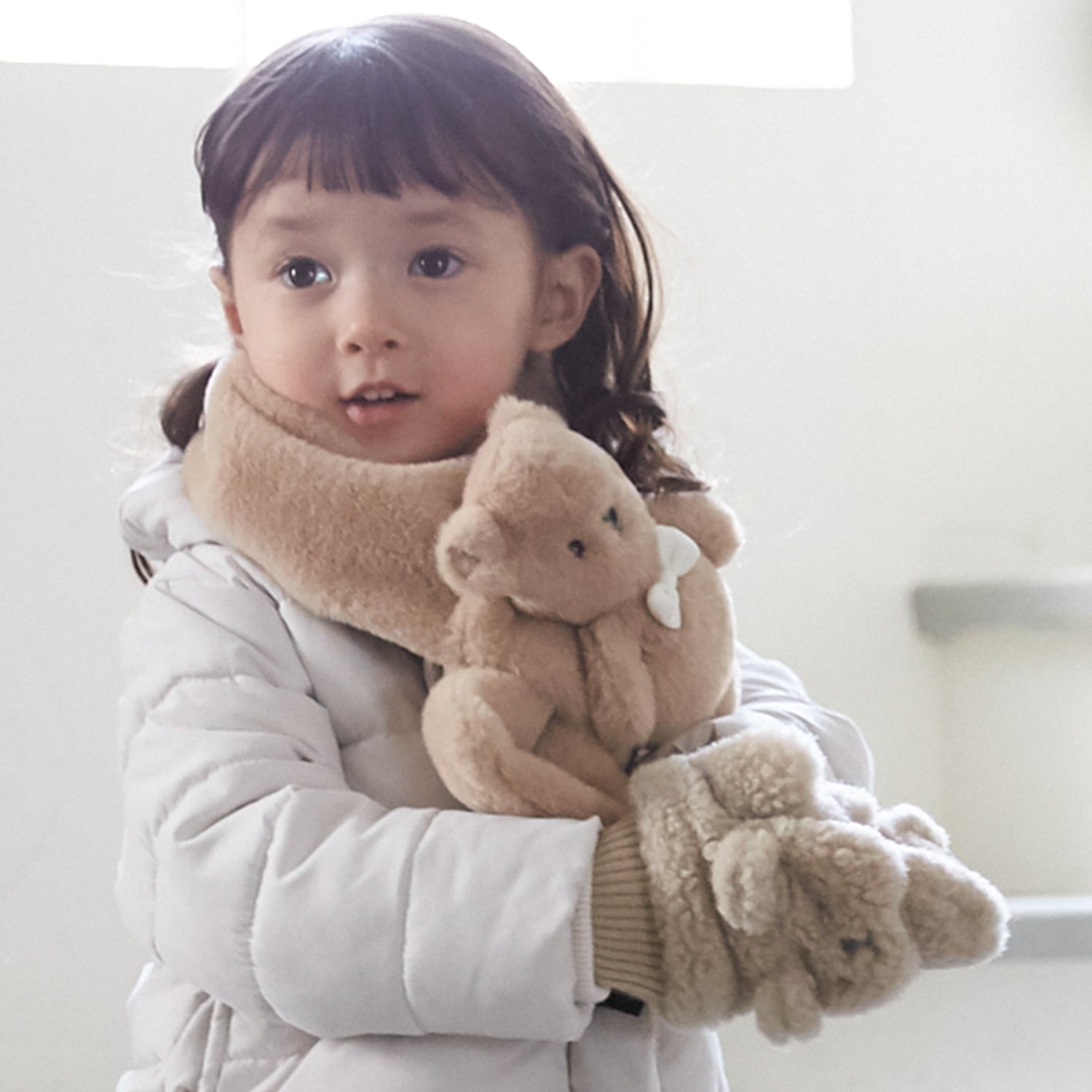 プティマイン petit main ププテテミトン (ウスベージュ) ウスベージュ