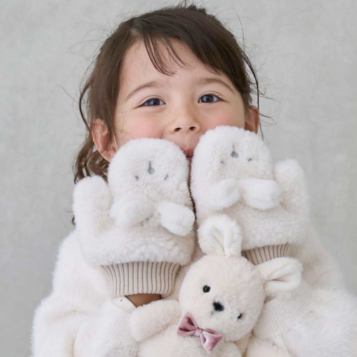 プティマイン petit main ププテテミトン (アイボリー) アイボリー