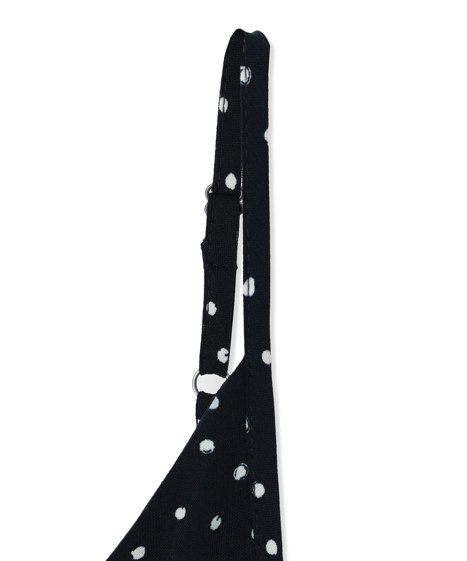 プチ オンフルール Petit Honfleur 【接触冷感】ドットプリントキャミワンピース (ネイビー) ネイビー