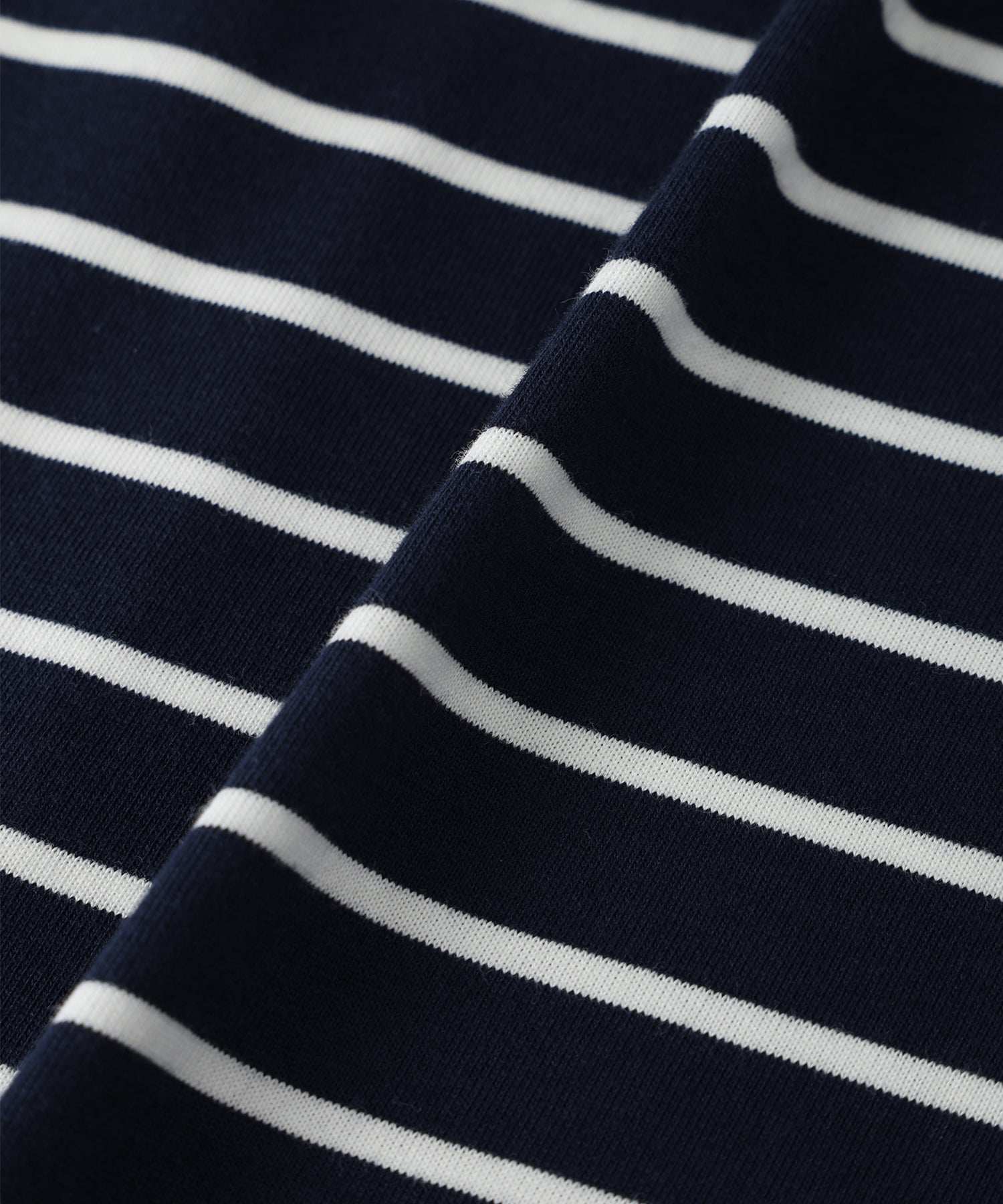 プチ オンフルール Petit Honfleur 【UVカット】【接触冷感】ボーダーTシャツ (ホワイト) ホワイト