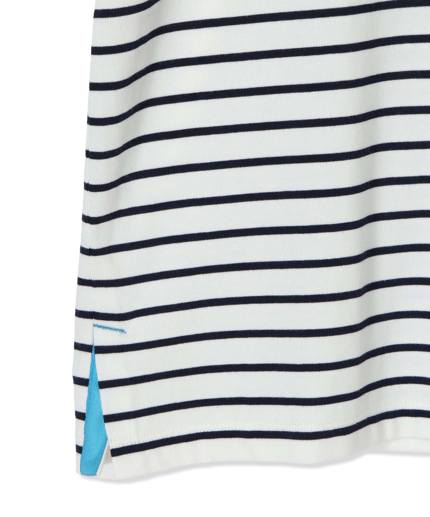 プチ オンフルール Petit Honfleur 【UVカット】【接触冷感】パネルボーダーTシャツ (ピンク) ピンク