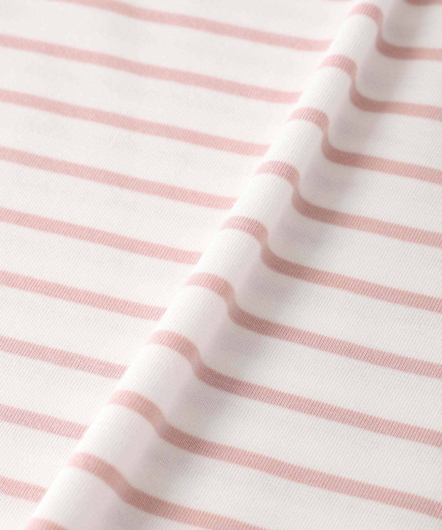 プチ オンフルール Petit Honfleur 【UVカット】【接触冷感】パネルボーダーTシャツ (ピンク) ピンク