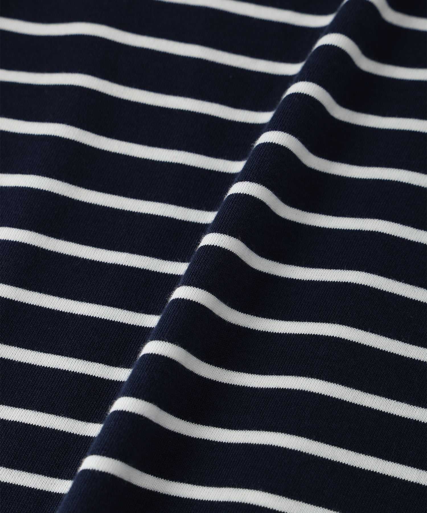 プチ オンフルール Petit Honfleur 【UVカット】【接触冷感】パネルボーダーTシャツ (ピンク) ピンク