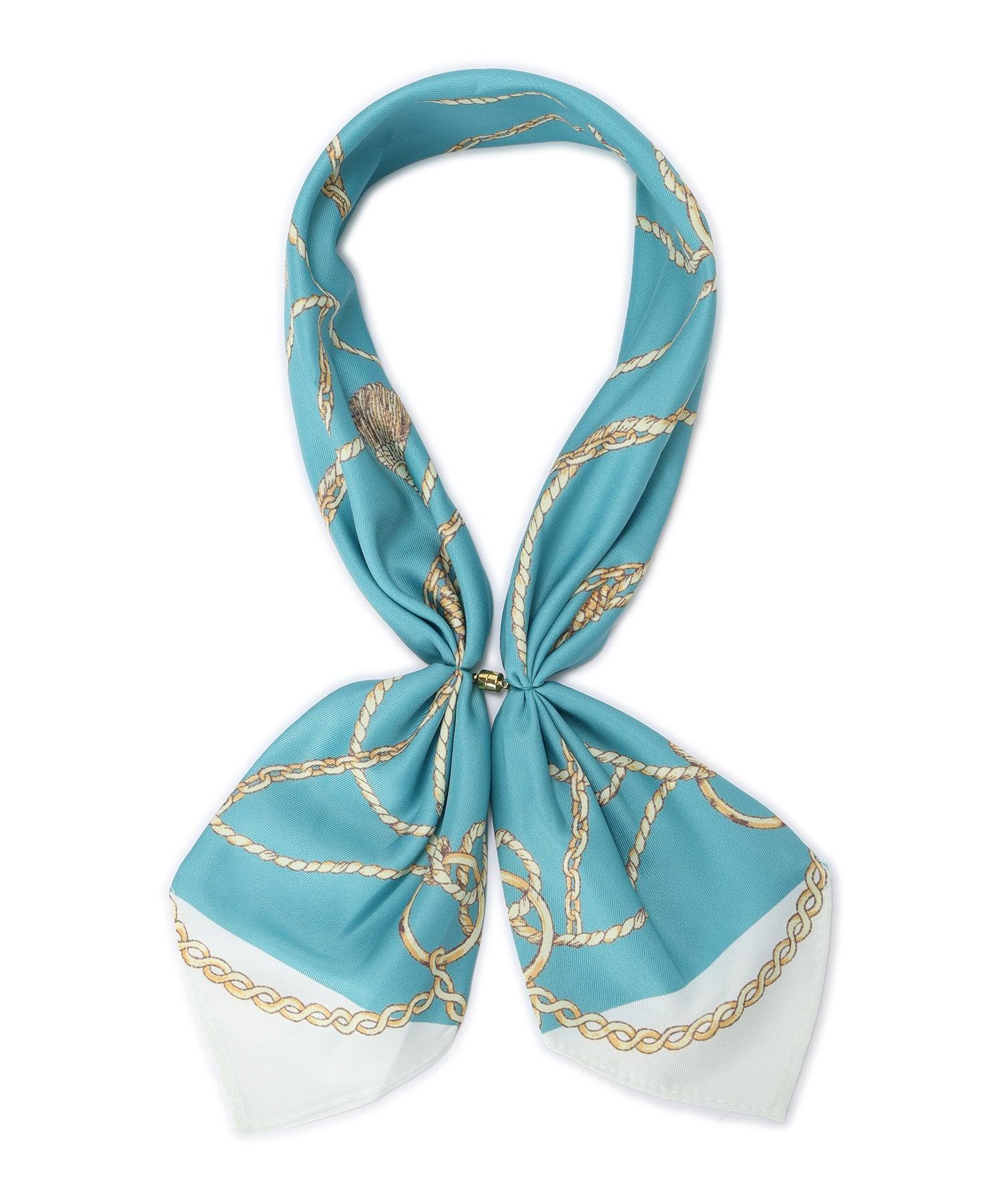 プチ オンフルール Petit Honfleur 【接触冷感】スカーフ (ブルー) ブルー