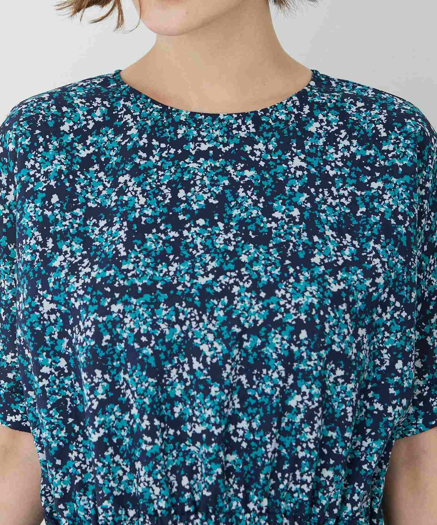 プチ オンフルール Petit Honfleur アパッシュプリントワンピース (グリーン) グリーン