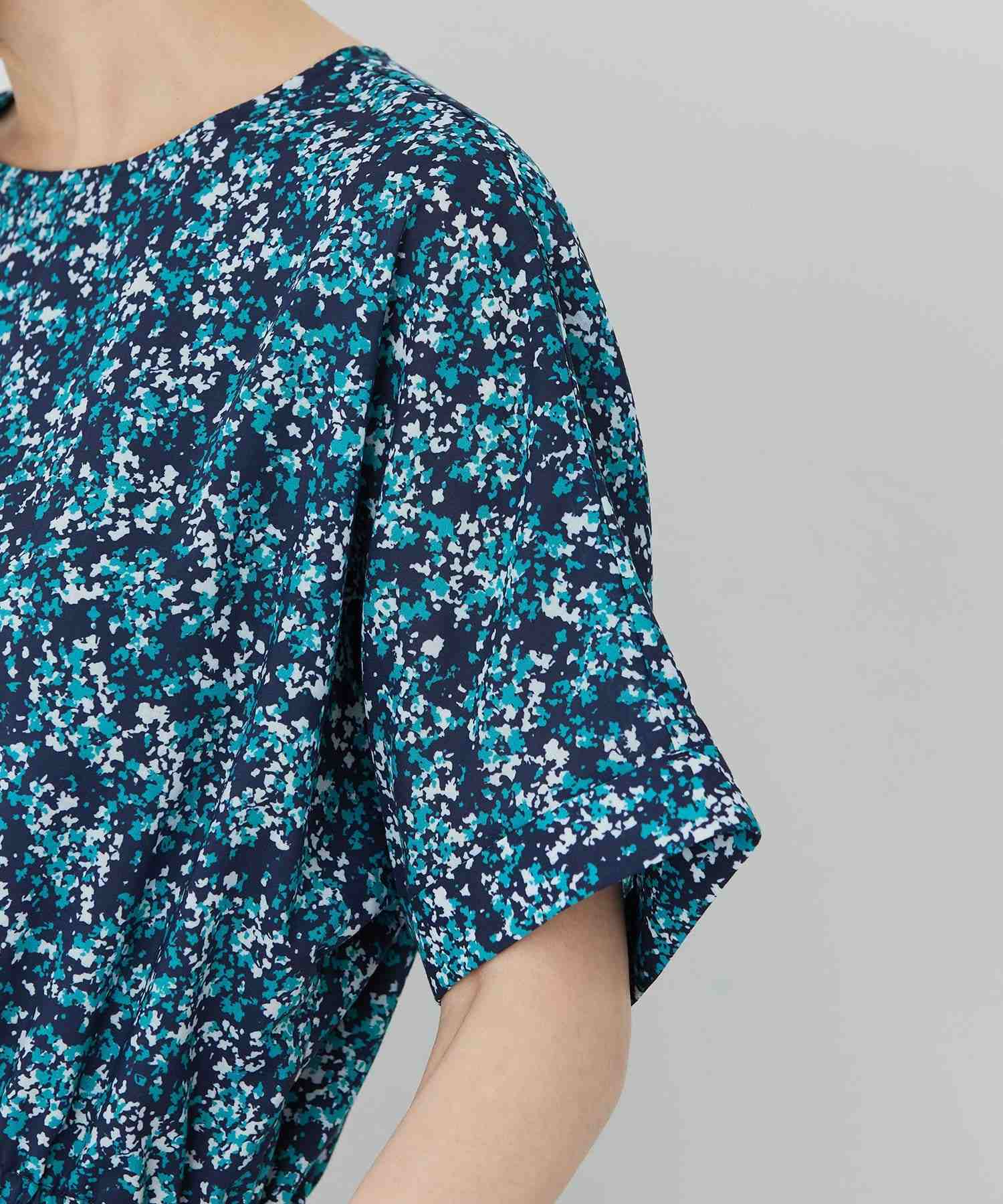 プチ オンフルール Petit Honfleur アパッシュプリントワンピース (グリーン) グリーン