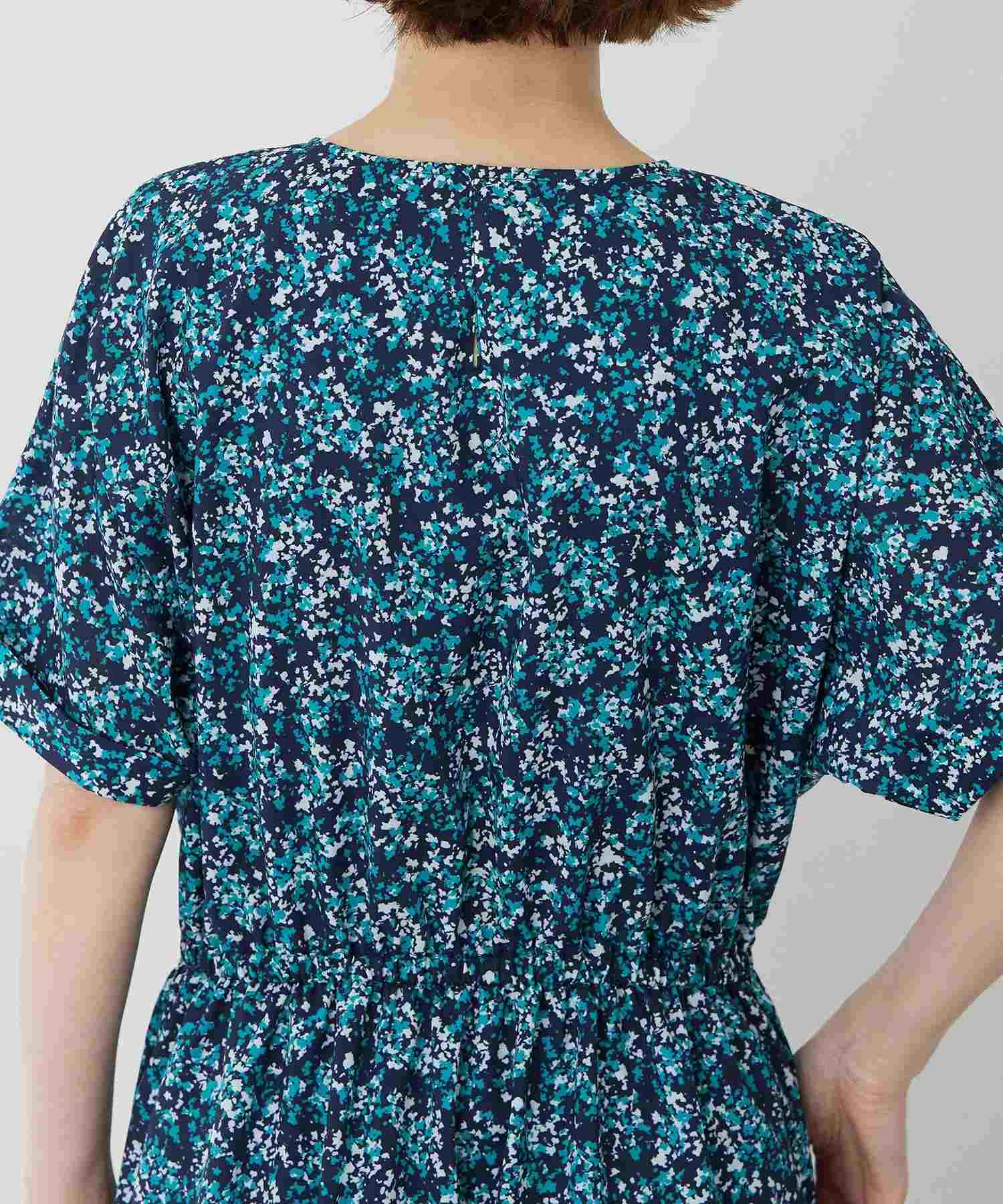 プチ オンフルール Petit Honfleur アパッシュプリントワンピース (グリーン) グリーン