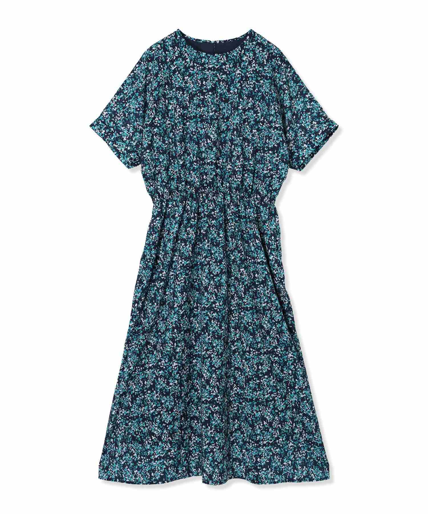 プチ オンフルール Petit Honfleur アパッシュプリントワンピース (グリーン) グリーン