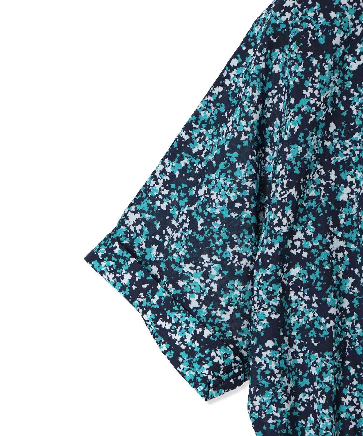 プチ オンフルール Petit Honfleur アパッシュプリントワンピース (グリーン) グリーン