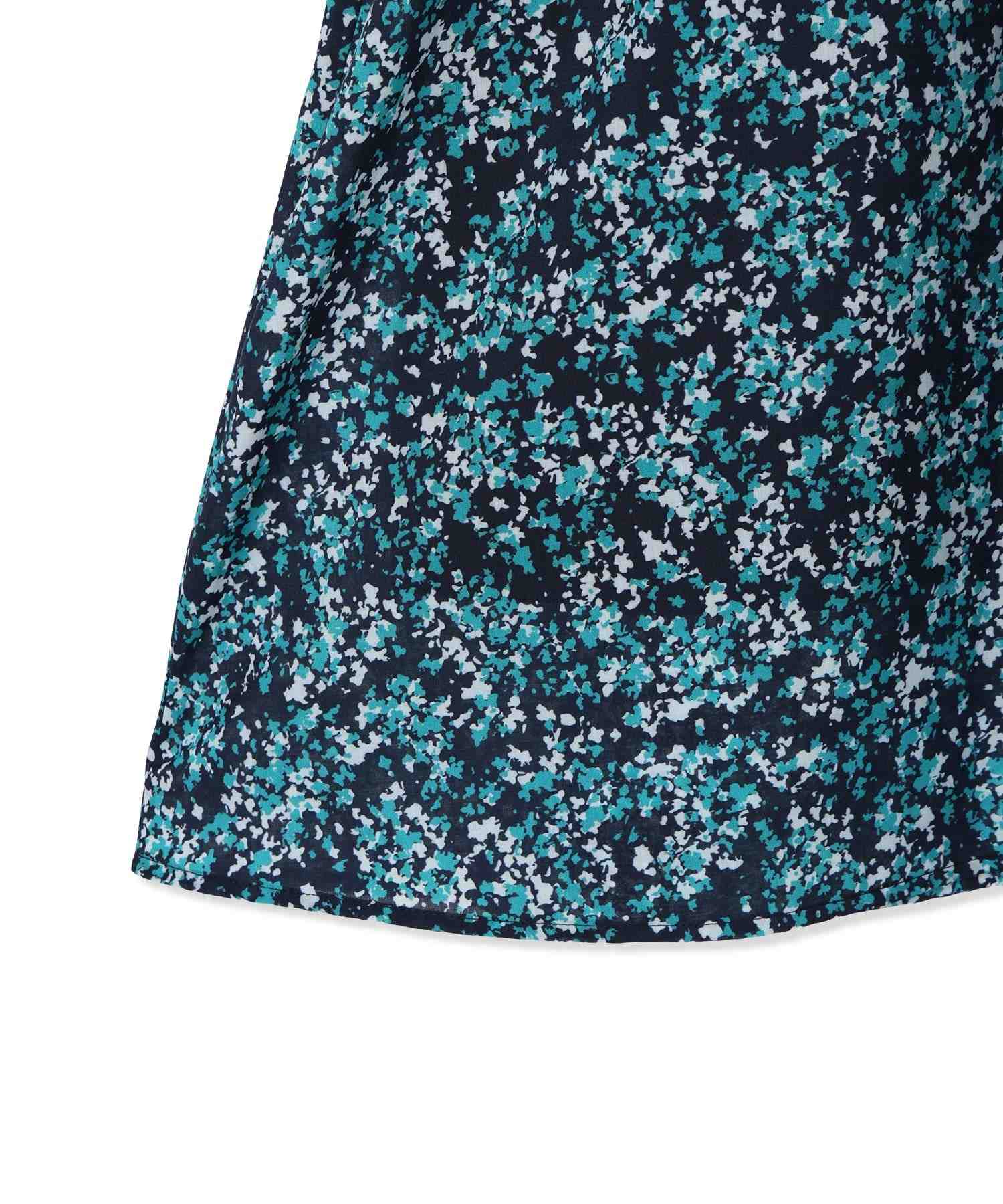 プチ オンフルール Petit Honfleur アパッシュプリントワンピース (グリーン) グリーン