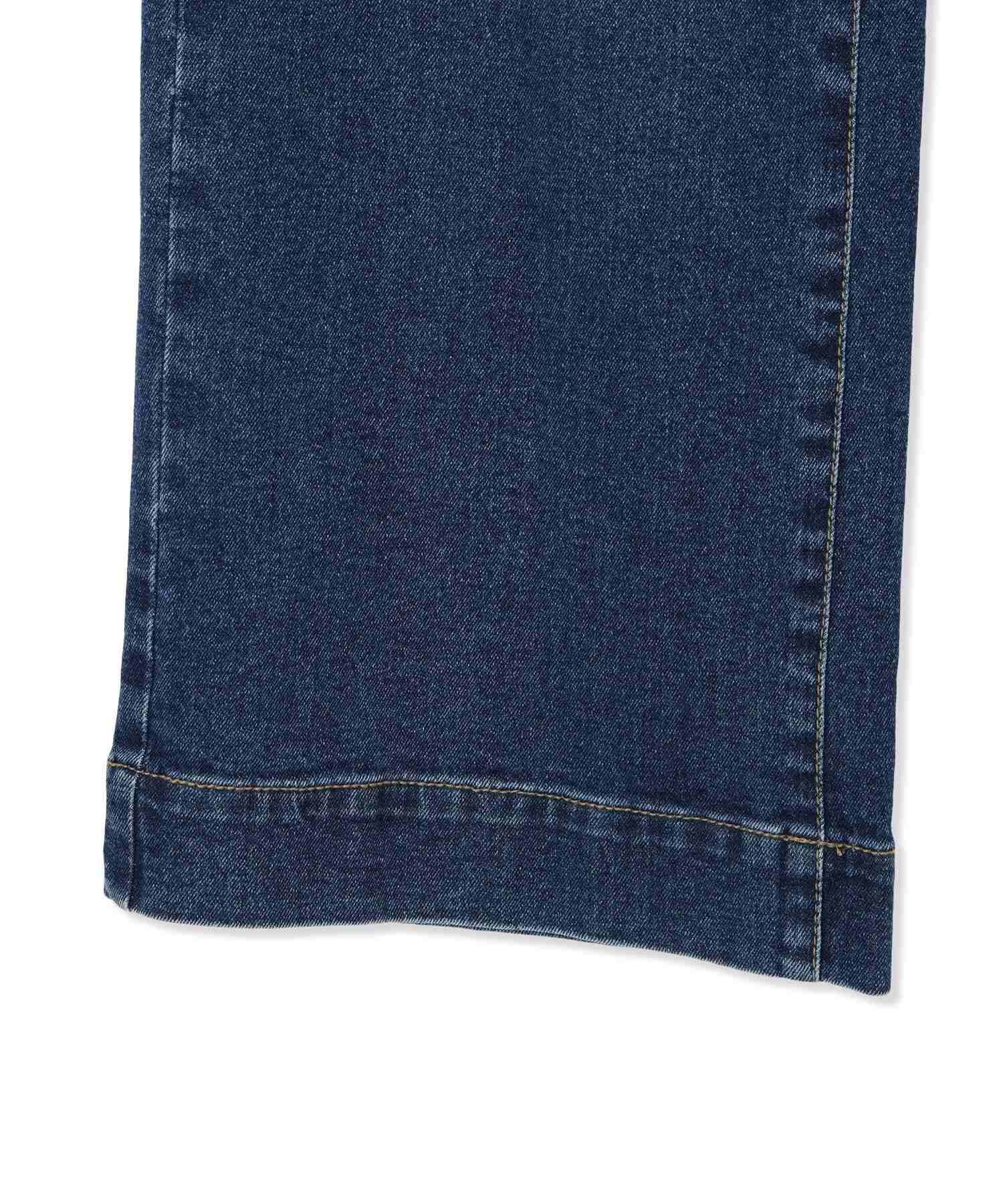 プチ オンフルール Petit Honfleur 【はっ水】ストレッチバギーデニムパンツ (ブルー) ブルー