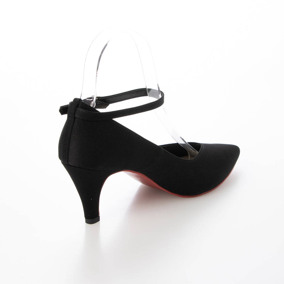 プラチナドゥ Platino deux ヒール7cm 2WAY ポインテッドトゥ アンクルストラップ 日本製 パンプス