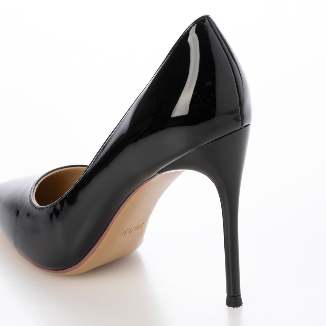 Platinum Deux Ultra-Fine Pin Heel 10cm Heel Pointed Toe Pumps
